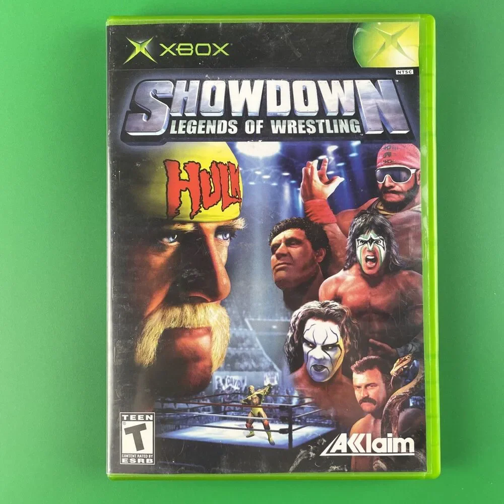 Showdown Legends of Wrestling (Microsoft Xbox, 2004) Complete CIB